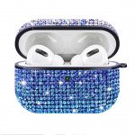 Wholesale Rhinestone Gradient Bling Glitter Sparkle Diamond Crystal Case for Apple Airpods Pro (Blue)